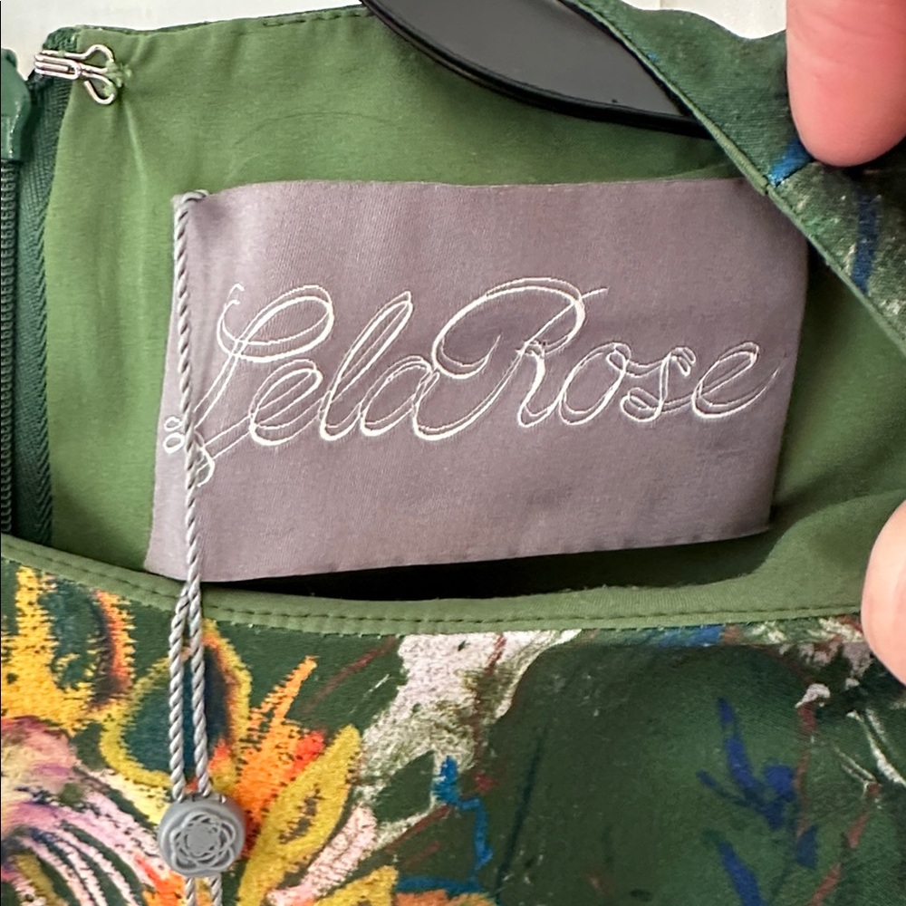 Lela Rose Floral Multicolor Dress - Picture 7 of 8